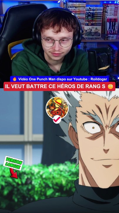 IL VEUT BATTRE CE HÉROS DE RANG S 🤛 ?! | ONE PUNCH MAN VF 🔥 #anime #onepunchman #manga #vf