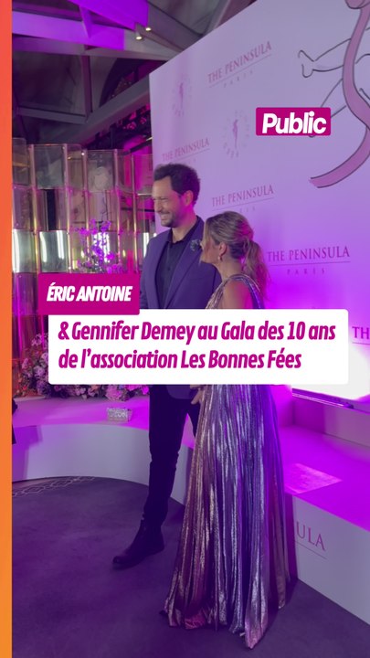 Eric Antoine & Gennifer Demey au Gala des 10 ans de l’association Les Bonnes Fées à l’Hôtel The Peninsula Paris