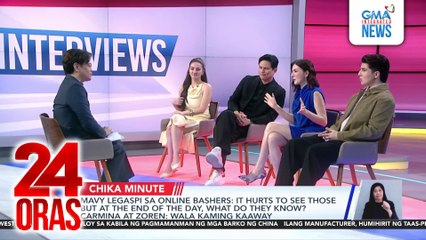 Mavy Legaspi sa online bashers - It hurts to see those but at the end of the day, what do they know?; Carmina at Zoren - Wala kaming kaaway | 24 Oras