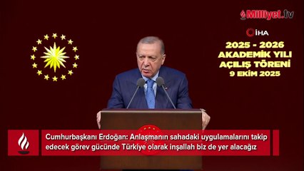 Cumhurbaşkanı Erdoğan'dan son dakika Gazze mesajı: Görev gücünde yer alacağız