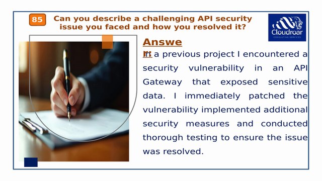 Top 10 Api Gateway Security Consultant Interview Questions and Answers For 2025 | Part 9