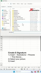 Create an electronic signature In Excel - Excel Tips and Tricks