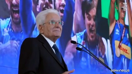 Il volley azzurro da Mattarella: "Siete stati formidabili"