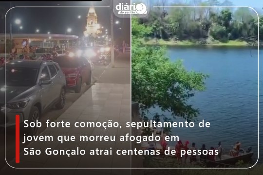 Sob forte comoção, sepultamento de jovem que morreu afogado em São Gonçalo atrai centenas de pessoas