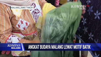 Angkat Budaya Malang Lewat Motif Batik
