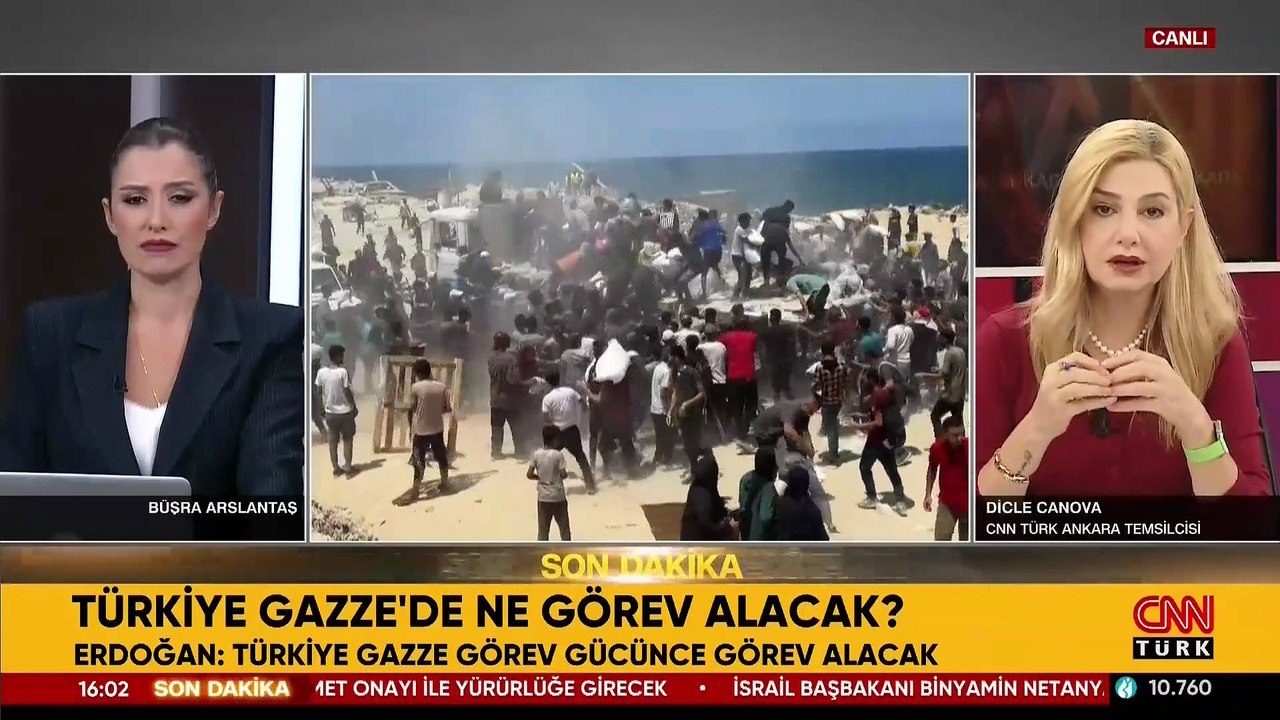 Gazze görev gücünde Türk askeri olacak mı? Dicle Canova CNN TÜRK canlı yayınında değerlendirdi