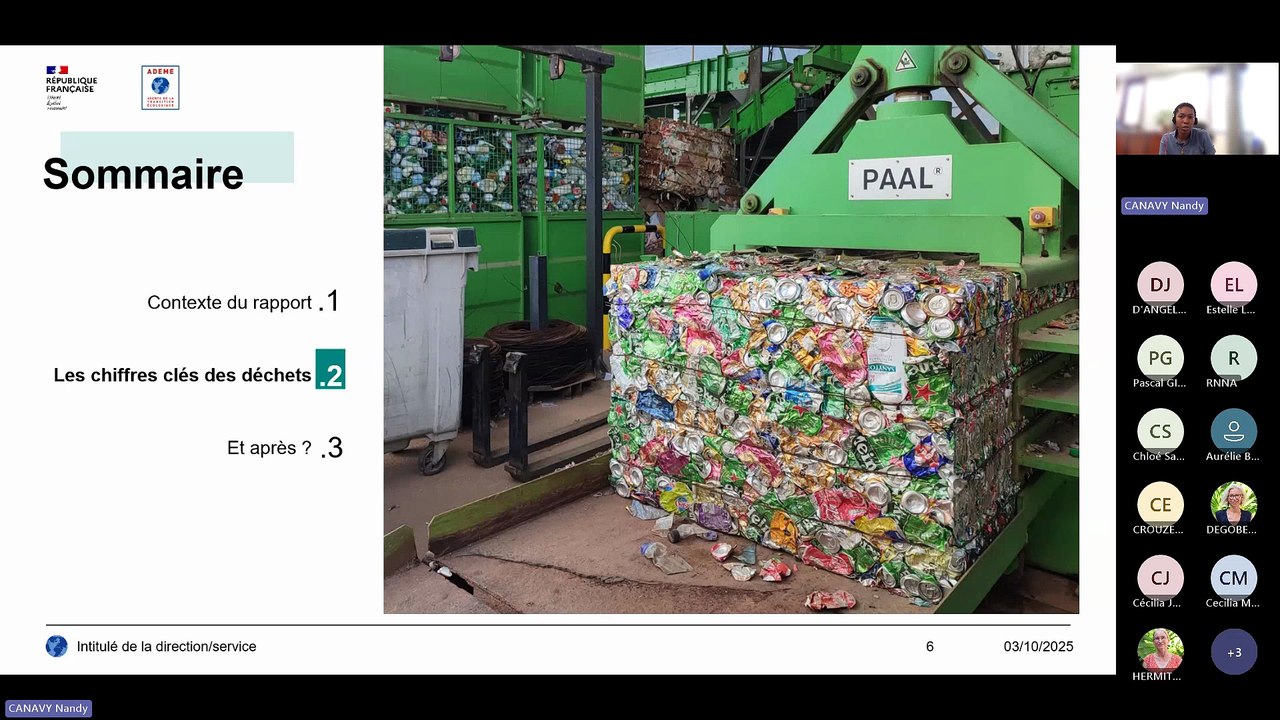 Les chiffres clés des déchets en Guyane 2025 - Webinaire