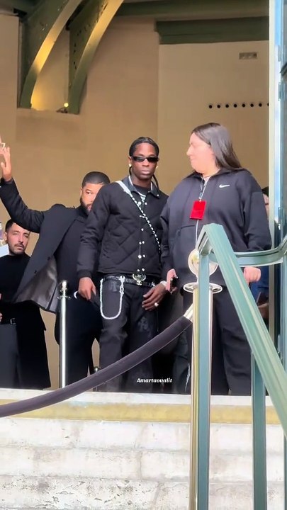 Travis Scott in Paris for fashion week