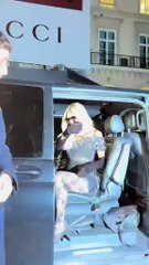 Paris Hilton at hotel Costes