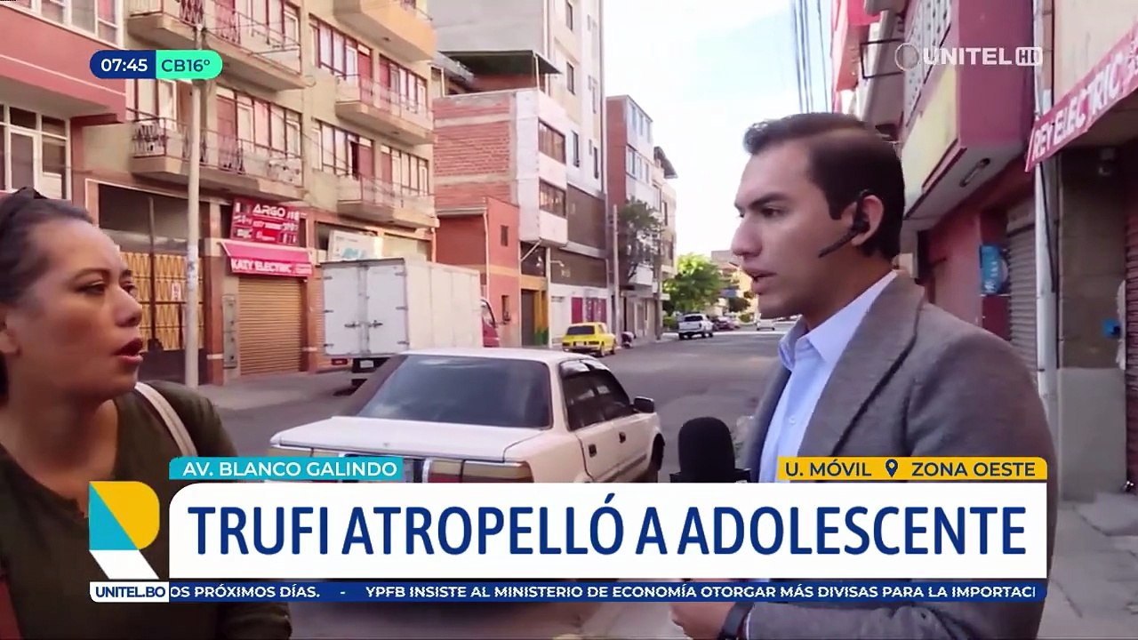 Una de las adolescentes atropelladas tiene múltiples fracturas y la cuenta en el hospital ya supera los Bs 152 mil