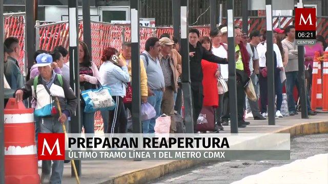Preparan reapertura total de la Línea 1 del Metro de la CDMX tras tres años de obras