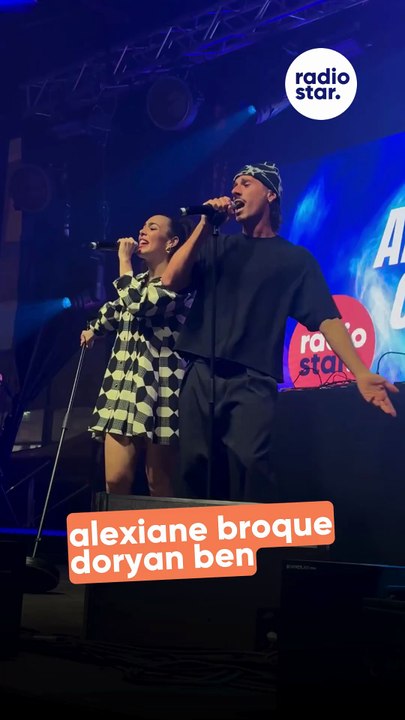 Alexiane Broque et Doryan Ben interprètent pour la première fois “libre” du film kpop demon hunters sur scène et c’est à la Nocturne de la Foire de Marseille #alexianebroque #doryanben #kpopdemonhunters #rumi #jinu #foiredemarseille #concert #live #showca