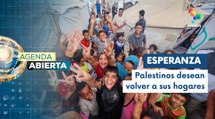 Palestinos celebran la firma de acuerdo de paz