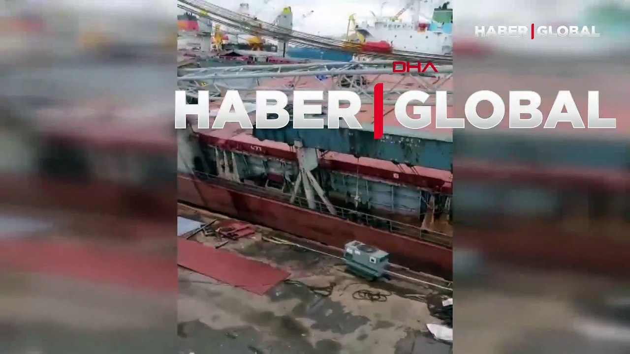 Tuzla Tersaneler Bölgesi'nde gemi yan yattı: 1 işçi öldü