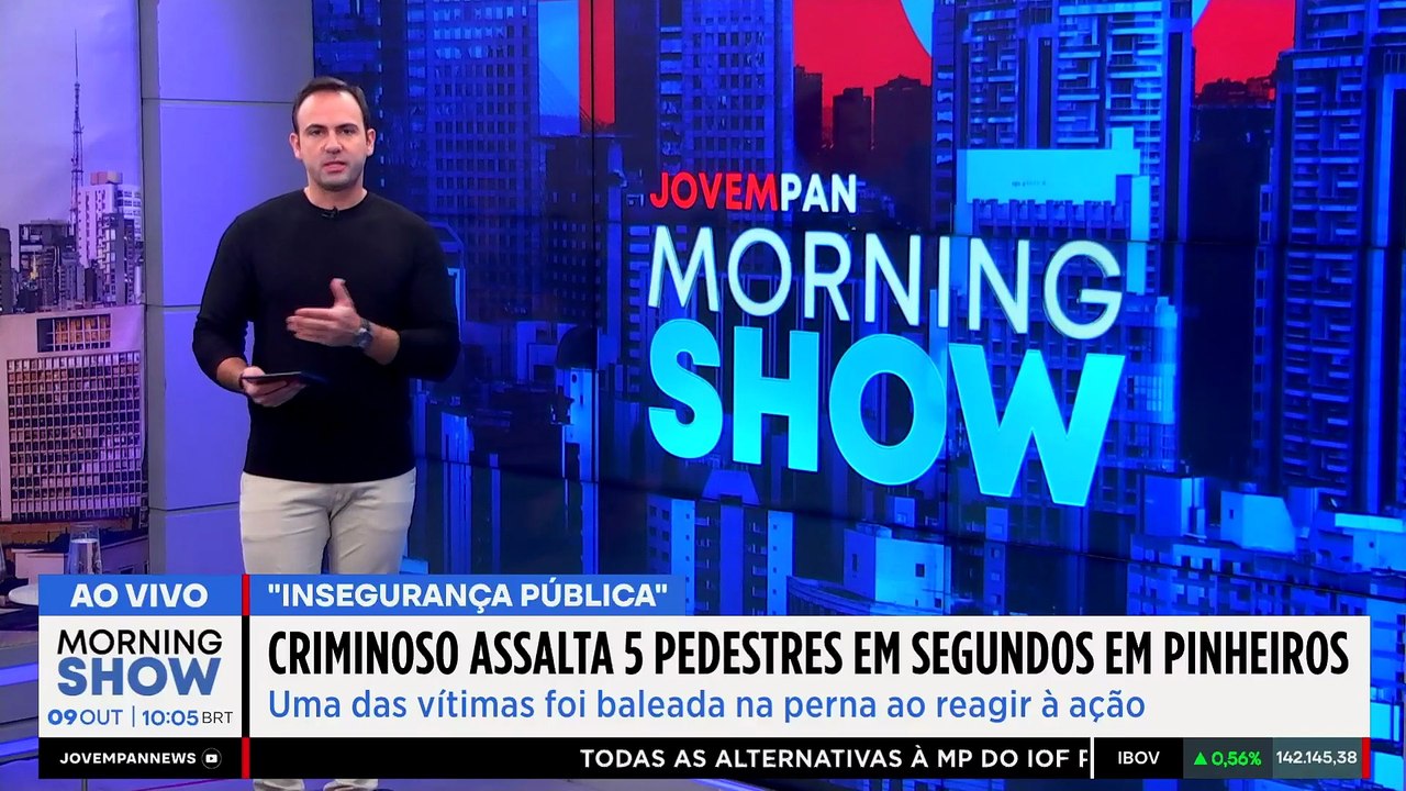 ONDA de ASSALTOS: Criminoso ROUBA 5 pedestres em sequência em Pinheiros