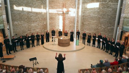 Kammerkoret YMIR Norway sings Geirr Tveitt/Håkon Berge: Ve no velkomne med æra, from a concert 21.9.25 in Vestfossen Church, Norway