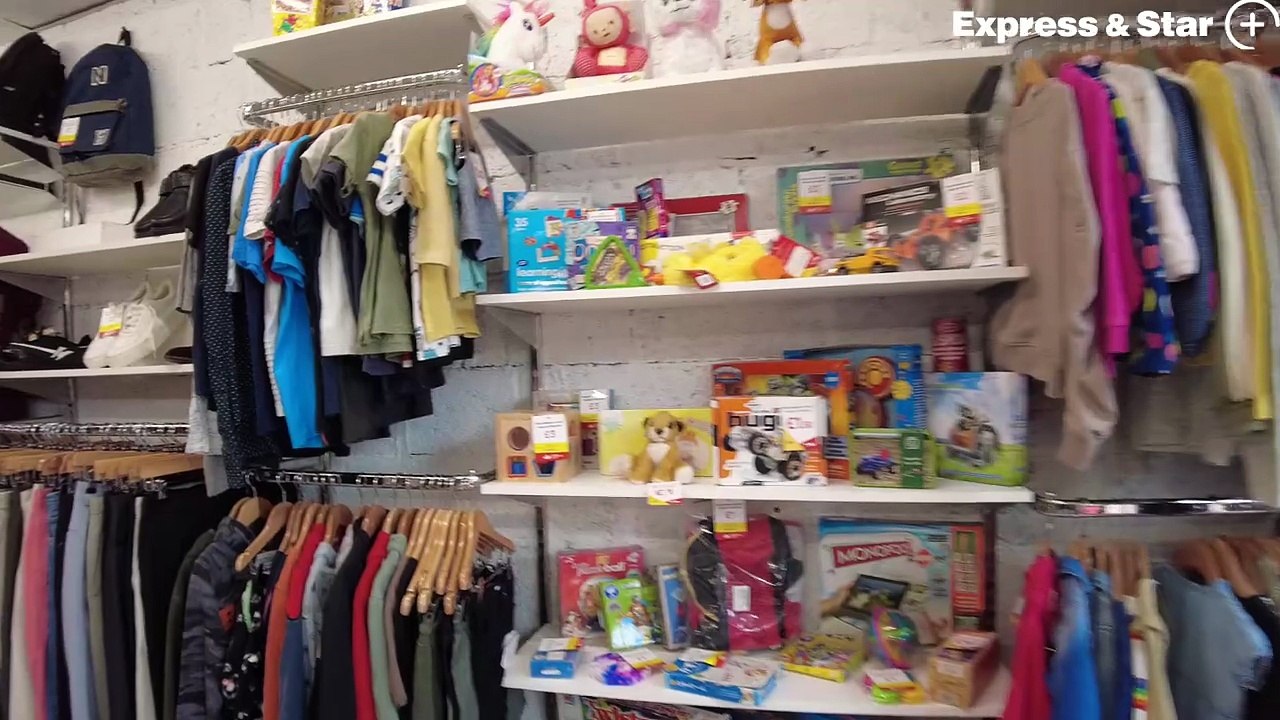 A look around the new Midland Air Ambulance shop in Tipton Shopping Centre