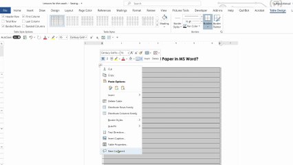 How to Make Lined Paper in MS Word