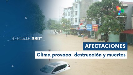 Lluvias intensas golpean la región asiática