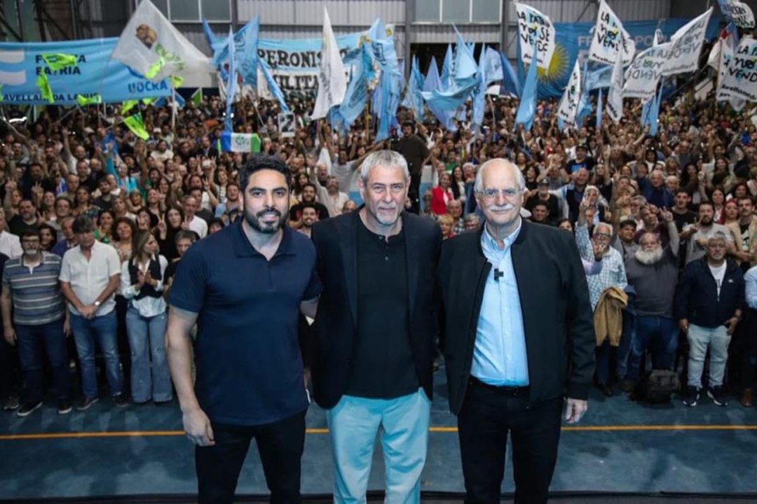 Ferraresi y Taiana - Acto en Avellaneda