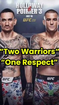 “A Brutal Fight, A Hug of Respect — Holloway vs Poirier” #ufc #mma #shorts #shortvideo