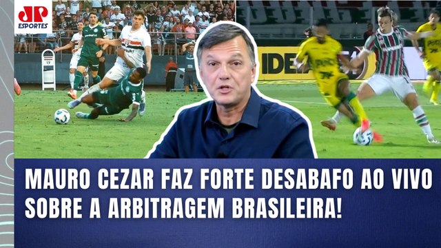 MAURO CEZAR: É UM ABSURDO!! O MAIS ASSUSTADOR é... ÁUDIO DO VAR São Paulo x Palmeiras + Fluminense