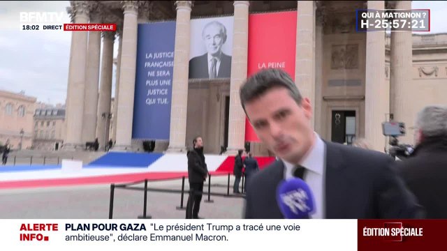 Marschall Truchot : Robert Badinter au Panthéon, la cérémonie sur BFMTV - 09/10
