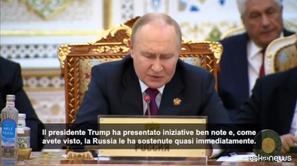 Putin: sosteniamo iniziative di Trump per l'accordo su Gaza