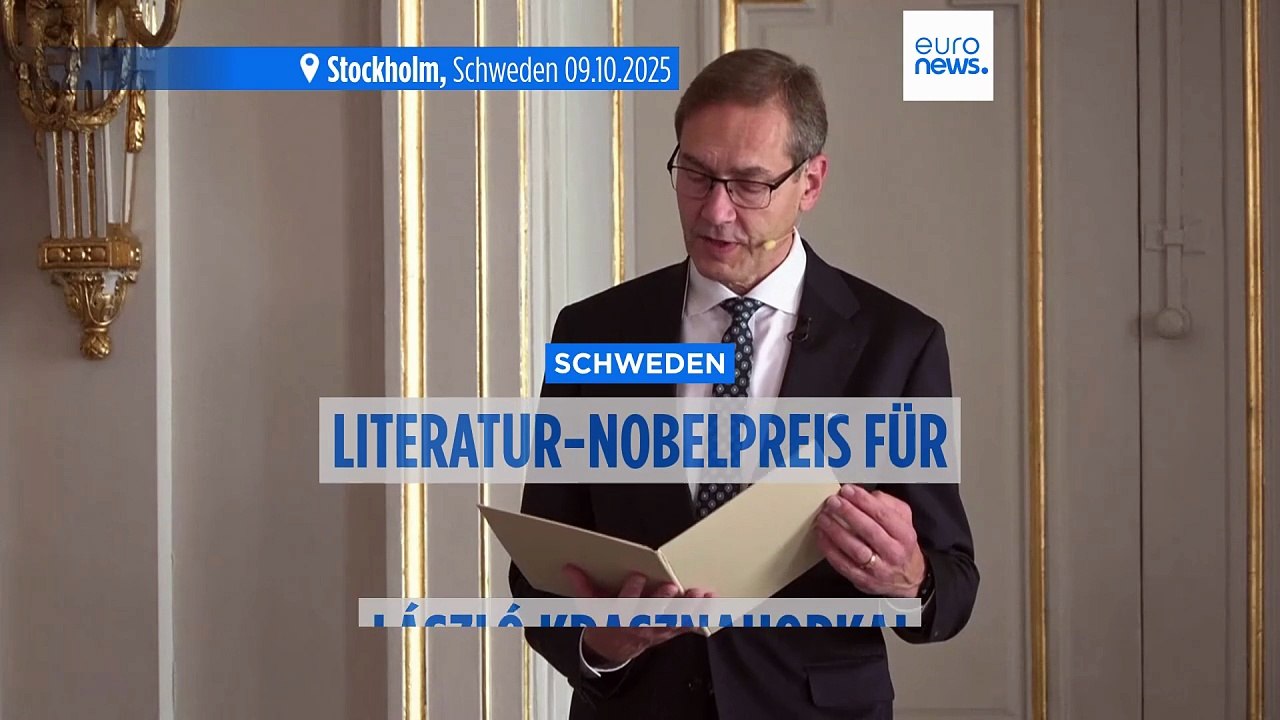 Ungarischer Autor László Krasznahorkai erhält Literatur-Nobelpreis