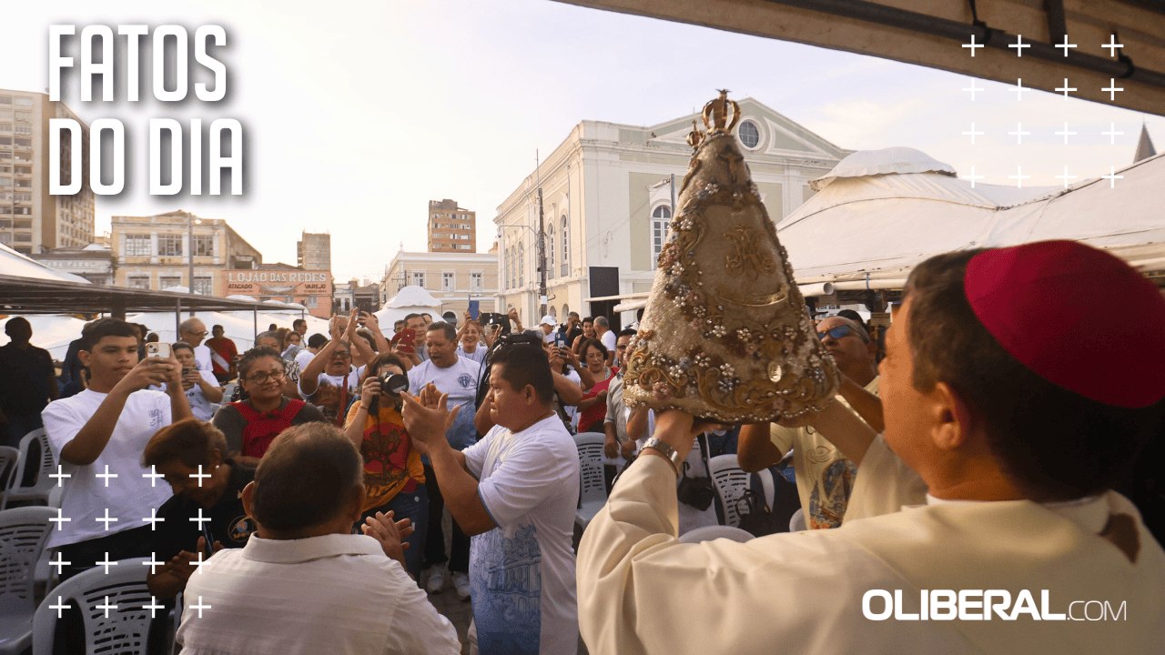 Imagem Peregrina de Nossa Senhora de Nazaré reúne fiéis em visita ao Ver-o-Peso