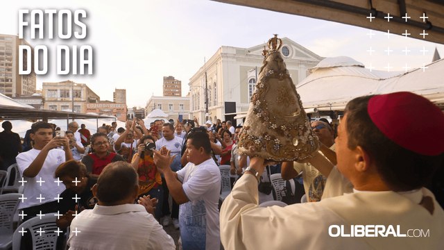 Imagem Peregrina de Nossa Senhora de Nazaré reúne fiéis em visita ao Ver-o-Peso