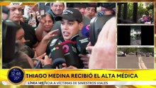 Thiago Medina recibió el alta tras 28 días en el Hospital Mariano y Luciano de la Vega