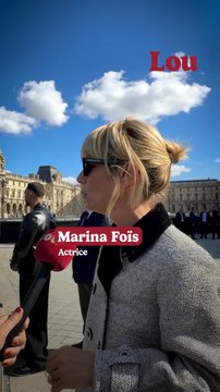 « Il n’y a pas de femmes qui ne soient pas fortes »Ce matin, au défilé Louis Vuitton, nous avons croisé Marina Foïs qui nous a fait un bel éloge de la femme 💪❤️