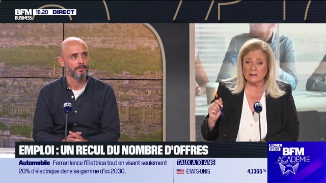 David Beaurepaire (HelloWork) : Emploi, un recul du nombre d'offres - 09/10