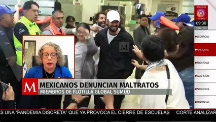 Embajadora de Israel niega maltrato a activistas de la Flotilla Global Sumud