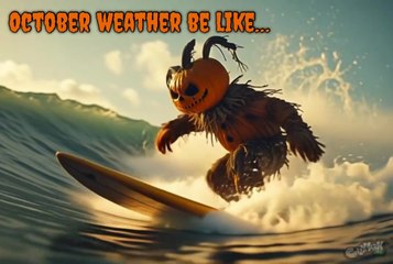 Surfing Pumpkinhead Dude!