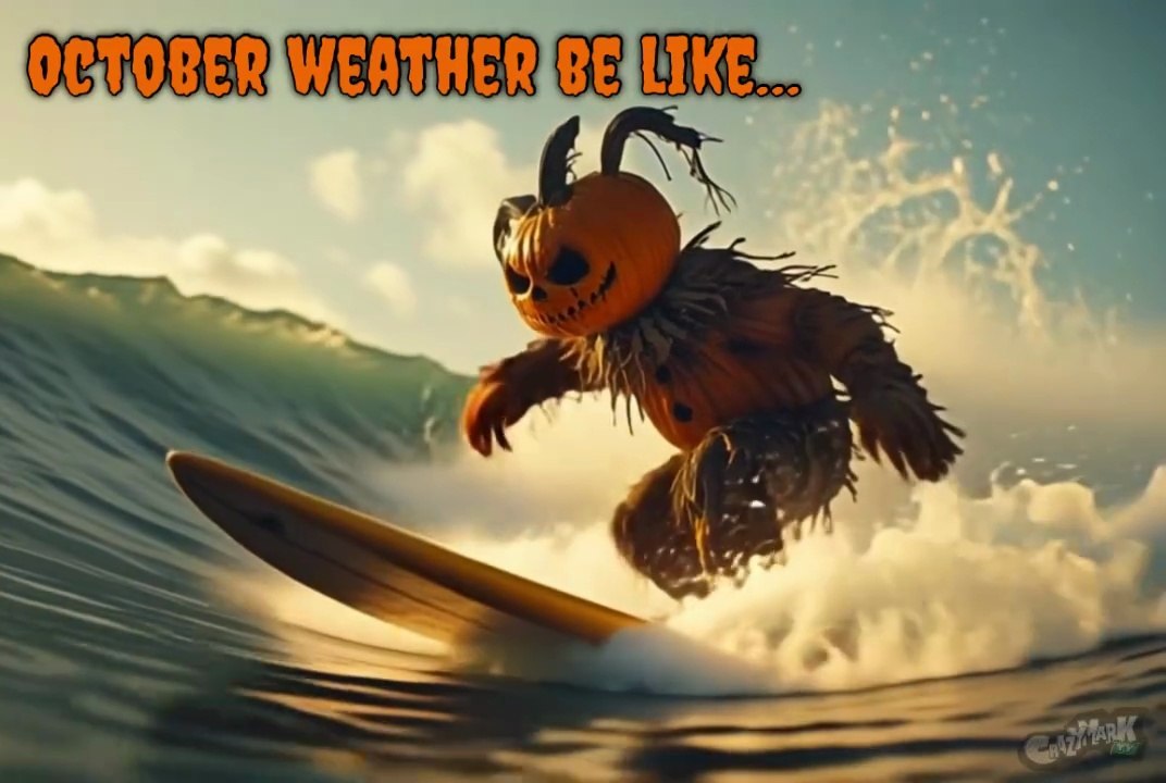 Surfing Pumpkinhead Dude!