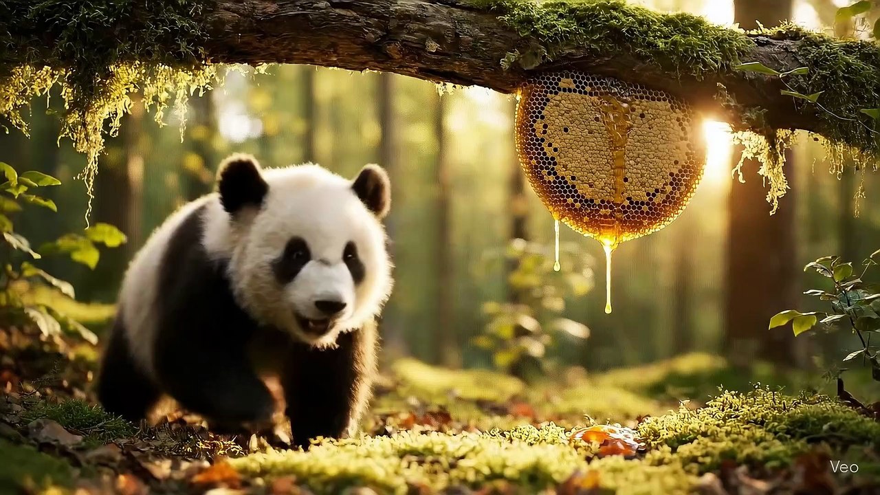 Baby Panda’s Sweet Honey Hunt 🍯🐼 | Cutest Adventure Ever!