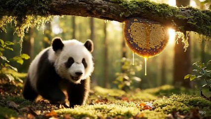 Baby Panda’s Sweet Honey Hunt 🍯🐼 | Cutest Adventure Ever!