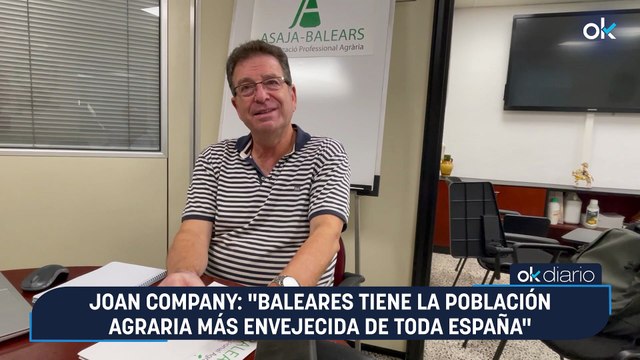 Joan Company: Baleares tiene la población agraria más envejecida de toda España
