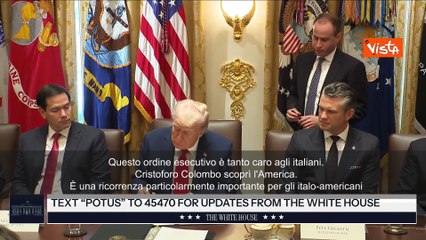 Trump ripristina festa Cristoforo Colombo cancellata da Biden: Amiamo gli italiani