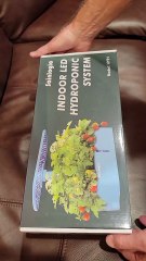 Sainlogic Hydroponics Kit – 12-pod smart garden with WiFi, LED light & quiet pump. Grow 5X faster! 🌱✨