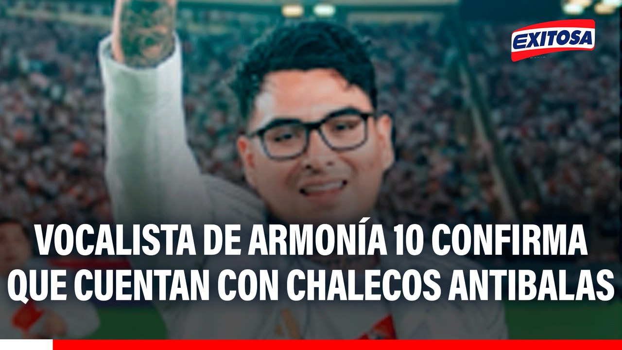 Vocalista de Armonía 10 confirma que cuentan con chalecos antibalas para conciertos: "Vamos tomando medidas preventivas"