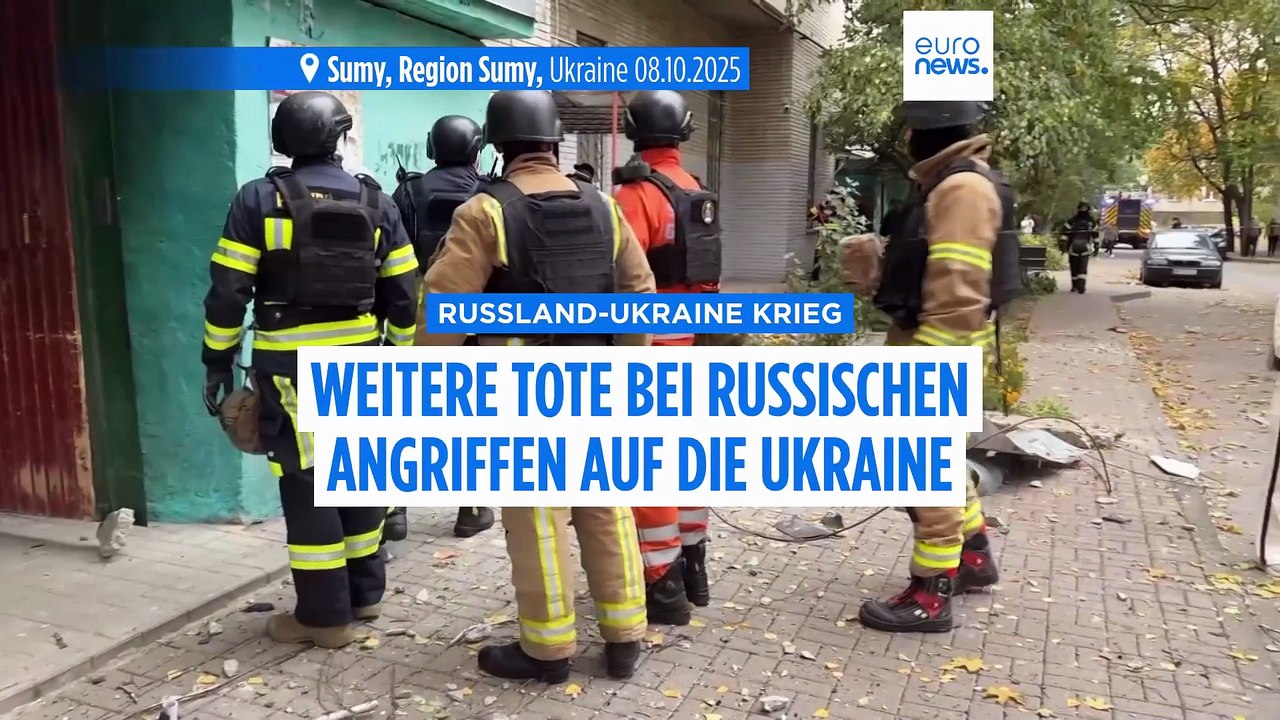 Mindestens fünf Tote binnen 24 Stunden bei russischen Angriffen auf die Ukraine