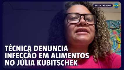 Técnica do Hospital Júlia Kubitschek denuncia condições do refeitório