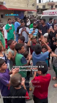 Palestinos e israelíes celebran anuncio de alto el fuego