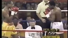 Duane Thomas vs John Mugabi + Thomas Hearns interview - Showtime 12-5-86
