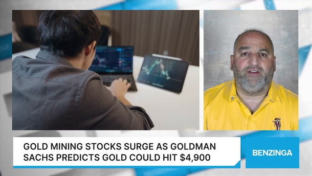 Gold Mining Stocks Surge As Goldman Sachs Predicts Gold Could Hit $4,900