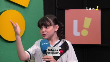 Pequena vascaína, Giovana quer ver o Vasco campeão.