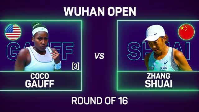 Gauff reaches Wuhan quarters with comfortable win